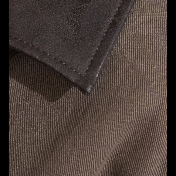 Garage Zip Front Twill Worker Jacket Brown NWT Size S - Picture 8 of 11